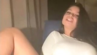 Horny Beautiful Teenager Masturbating  At Home